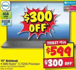 JB Hi-Fi 15" Notebook offer