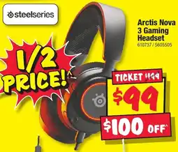 JB Hi-Fi Arctis Nova 3 Gaming Headset offer