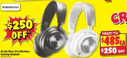 JB Hi-Fi Arctis Nova Pro Wireless Gaming Headset offer