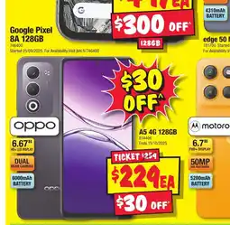 JB Hi-Fi oppo A5 4G offer