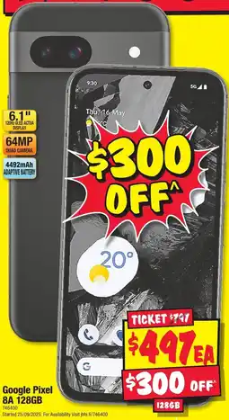 JB Hi-Fi Google Pixel 8A offer