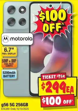 JB Hi-Fi motorola g56 offer