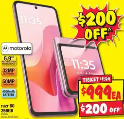 JB Hi-Fi motorola razr 60 offer