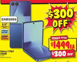JB Hi-Fi SAMSUNG Galaxy Z Flip7 offer