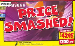 JB Hi-Fi SAMSUNG 77" 4K Smart AI OLED TV offer