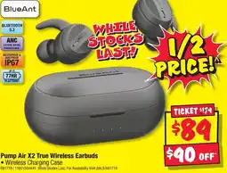 JB Hi-Fi BlueAnt Pump Air X2 True Wireless Earbuds offer