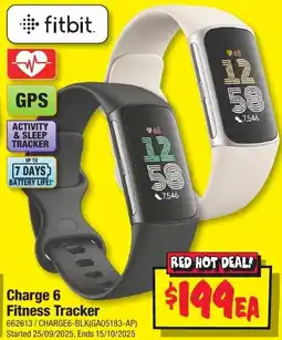 JB Hi-Fi fitbit Charge 6 Fitness Tracker offer