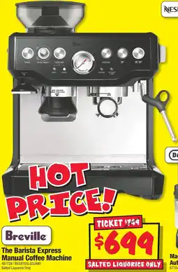 JB Hi-Fi Breville The Barista Express Manual Coffee Machine offer