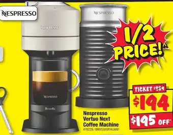 JB Hi-Fi Nespresso Vertuo Next Coffee Machine offer