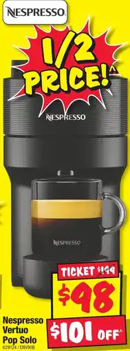 JB Hi-Fi Nespresso Vertuo Pop Solo offer