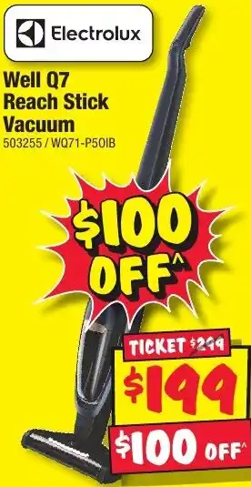 JB Hi-Fi Electrolux Well Q7 Reach Stick Vacuum offer