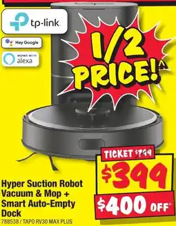 JB Hi-Fi Hyper Suction Robot Vacuum & Mop + Smart Auto-Empty Dock offer