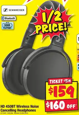 JB Hi-Fi SENNHEISER HD Wireless Noise Cancelling Headphones offer