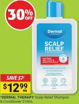 Cincotta Chemist DERMAL THERAPY Scalp Relief Shampoo offer