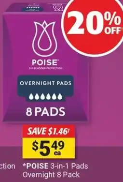 Cincotta Chemist Depend overnight pads offer