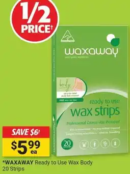Cincotta Chemist WAXAWAY Ready to Use Wax Body offer