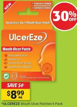 Cincotta Chemist ULCEREZE Mouth Ulcer Patches offer