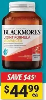 Cincotta Chemist Blackmores Joint formula advanced offer
