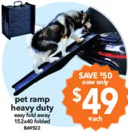 Cheap as Chips pet ramp heavy duty offer