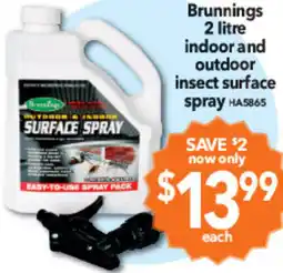 Cheap as Chips Brunnings indoor and outdoor insect surface spray offer