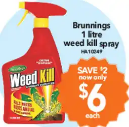 Cheap as Chips Brunnings weed kill spray offer