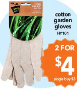Cheap as Chips Cotton garden gloves offer