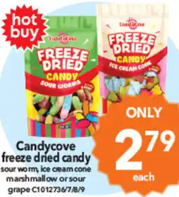 Cheap as Chips Candycove freeze dried candy offer