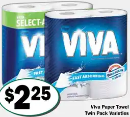 Friendly Grocer Viva Paper Towel Twin Pack offer