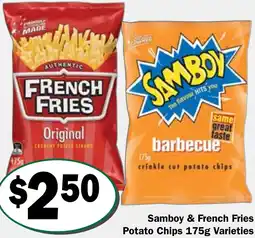 Friendly Grocer Samboy & French Fries Potato Chips offer
