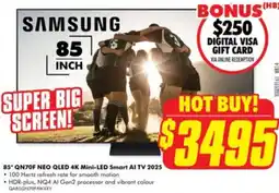 The Good Guys SAMSUNG 85" NEO QLED 4K Mini-LED Smart Al TV 2025 offer