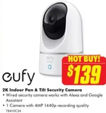 The Good Guys cufy 2K Indoor Pan & Tilt Security Camera offer