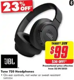 The Good Guys JBL Tune 720 Headphones offer