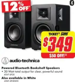 The Good Guys audio-technica Powered Bluetooth Bookshelf Speakers offer