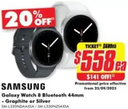 The Good Guys SAMSUNG Galaxy Watch 8 Bluetooth offer