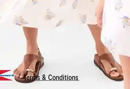 Kmart Metal toe post sandals offer