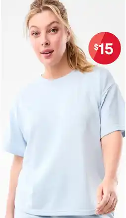 Kmart Active womens terry t-shirt offer