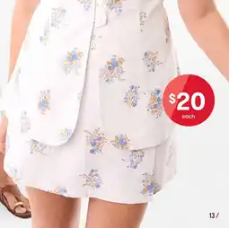 Kmart Wrap mini skort offer