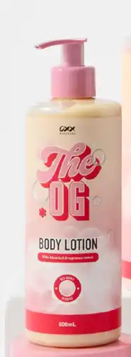 Kmart Oxx fragrance the og body lotion - red berry scented offer