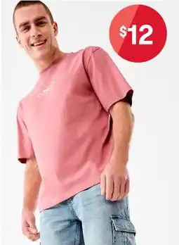 Kmart Oversized print t-shirt offer