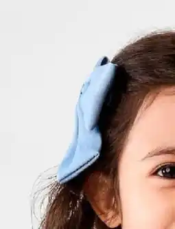 Kmart Blue chambray bow hair clip offer