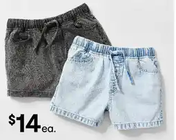 Kmart Pull on denim shorts offer