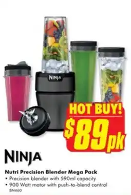 The Good Guys NINJA Nutri Precision Blender Mega Pack Precision blender offer