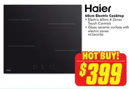 The Good Guys Haier Electric Cooktop offer
