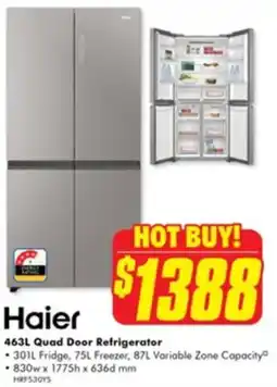The Good Guys Haier quad door refrigerator offer