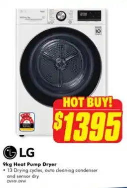 The Good Guys Lg heat pump dryer offer