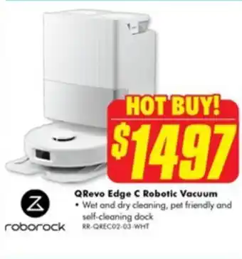 The Good Guys Roborock qrevo edge c robotic vacuum offer