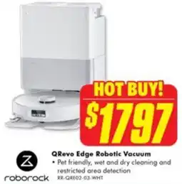 The Good Guys Roborock qrevo edge robotic vacuum offer