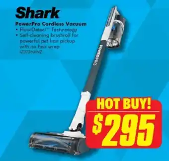 The Good Guys Shark powerpro cordless vacuum offer