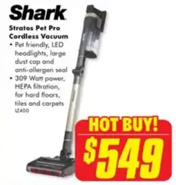 The Good Guys Shark stratos pet pro cordless vacuum offer