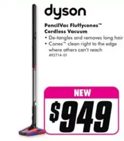 The Good Guys Dyson pencil vac fluffycones™ cordless vacuum offer